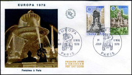 Frankrijk - FDC - Europa CEPT 1978 - 1978