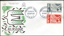 Frankrijk - FDC - Europa CEPT 1965 - 1965