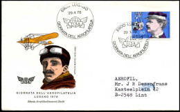 Zwitserland - FDC - Giornata Dell'aerofilatelia Lugano 1978 - Altri (Aria)