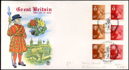 Groot-Brittannië - FDC -  Queen Elizabeth - 1971-1980 Decimal Issues