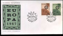 Griekenland - FDC - Europa  CEPT - 1967