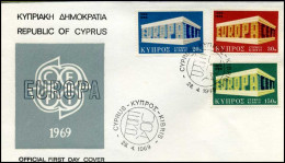 Cyprus - FDC - Europa CEPT 1969 - 1969