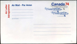Canada - Aerogramme : Planes - 1953-.... Regno Di Elizabeth II