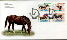 Canada - FDC - Horses - 1991-2000