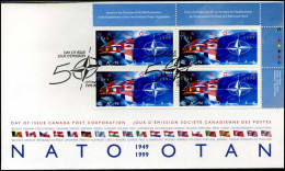 Canada - FDC - NATO, 50th Anniversary - 1991-2000