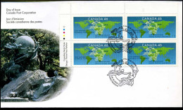 Canada - FDC - UPU : Universal Postal Union - 1991-2000