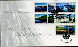 Canada - FDC - Fresh Waters Of Canada - 1991-2000