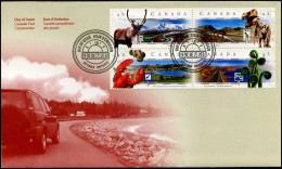 Canada - FDC - Scenic Highway Stamps - 1991-2000