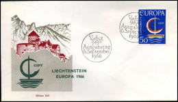 Liechtenstein - FDC - Europa CEPT - 1966