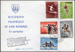 San Marino - FDC - Tokyo 1964 - Estate 1964: Tokio