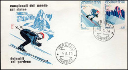 Italia - FDC - Campionata Del Mondo Sci Alpino - Sci