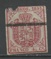 Espagne - Spain - Spanien 1854 Y&T N°29 - Michel N°25 Nsg - 4c Armoirie - Annulé - Ungebraucht