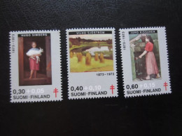 FINLAND ART, Paintings - Anti-Tuberculosis Set 1973 MNH - Ongebruikt