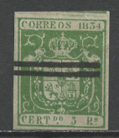 Espagne - Spain - Spanien 1854 Y&T N°26 - Michel N°29 Nsg - 5r Armoirie - Annulé - Ungebraucht