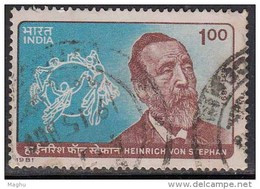 India Used 1981, Heinrich Von Stephen, U.P.U. UPU,  (image Sample) - Gebruikt