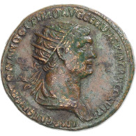 Monnaie, Trajan, Dupondius, 116, Rome, TTB+, Bronze, RIC:674 - Les Antonins (96 à 192)