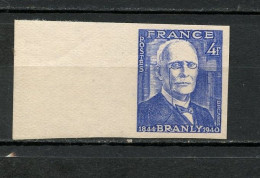 FRANCE 599 BRANLY  LUXE NON DENTELE - 1941-1950