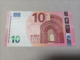 10 EURO SPAIN (VA) V007A1, Draghi, First Position, UNC - 10 Euro