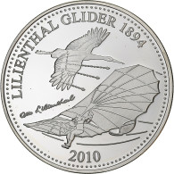 Samoa, 5 Dollars, Lilienthal Glider, 2010, Argent, FDC - Samoa