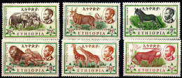 Ethiopia 1961 MiNr. 408 - 413 Äthiopien Animals Mammals 6v MNH** 14,00 € - Äthiopien