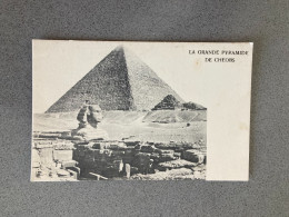 La Grande Pyramide De Cheobs Carte Postale Postcard - Piramiden