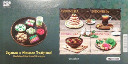 Indonesia 2024, Indonesian Dishes, MNH S/S - Indonesia