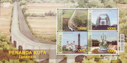 Indonesia 2024, Indonesian Landmark, MNH S/S - Indonesia