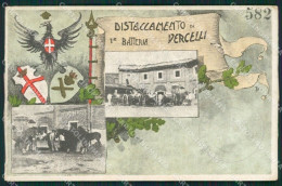 Vercelli Città Militari Cartolina QZ2266 - Vercelli
