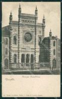 Vercelli Città Tempio Israelitico COLLA Cartolina QZ2261 - Vercelli
