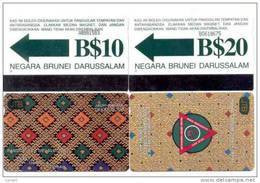 BRUNEI: 2 TK Autelca $10 And $20. Old 1994 - Brunei