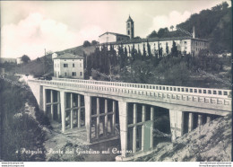 Ad476 Cartolina Pergola Ponte Del Giardino Sul Cesano Provincia Di Pesaro - Pesaro