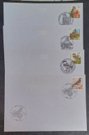 BUZIN _ LOT DE 16 ENVELOPPES 1er JOUR - 1985-.. Oiseaux (Buzin)