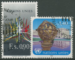 UNO Genf 1987 Kunstwerke Gemälde 152/53 Gestempelt - Used Stamps