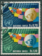 UNO Genf 1978 Generalversammlung Flaggen Erdkugel 78/79 Gestempelt - Used Stamps
