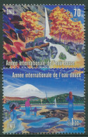 UNO Genf 2003 Jahr Des Süßwassers Berglandschaft Wasserfall 470/71 Postfrisch - Neufs
