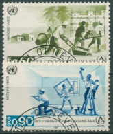 UNO Genf 1987 Wohnungsbau 154/55 Gestempelt - Used Stamps