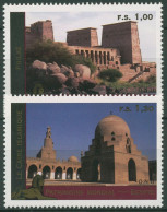 UNO Genf 2005 UNESCO Ägypten Bauwerke 518/19 Postfrisch - Nuovi