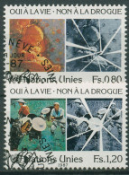 UNO Genf 1987 Kampf Gegen Drogen 156/57 Gestempelt - Used Stamps