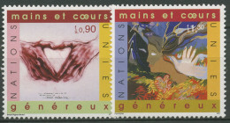 UNO Genf 2001 Jahr Des Ehrenamtes Gemäldeausstellung 413/14 Postfrisch - Nuovi