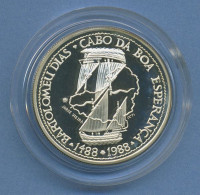 Portugal 100 Escudos 1987 Schiff B.Dias, Silber, KM 642a PP In Kapsel (m4334) - Portugal