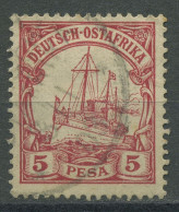 Deutsch-Ostafrika 1901 Kaiseryacht Hohenzollern 13 Gestempelt - German East Africa