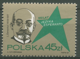 Polen 1987 Sprache Esperanto 3104 Postfrisch - Unused Stamps