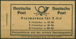 Alliierte Besetzung 1946 Markenheftchen Ziffernserie MH 50 RLV XXXVII Postfrisch - Ungebraucht