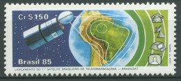 Brasilien 1985 Raumfahrt Satellit BRASILSAT 2092 Postfrisch - Nuovi