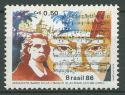 Brasilien 1986 Komponist A.C.Gomes Oper "O Guarani" 2175 Postfrisch - Nuovi