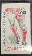 Monaco N°1940a**, Non Dentelé Coupe Du Monde De Foootball 1994,. - Unused Stamps