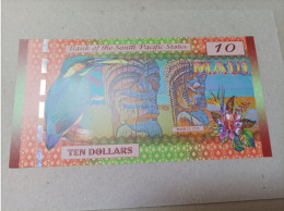 Billete De Las Islas Hawai, 10 Dólares, Serie A, Nº Bajisimo 00036, Año 2015, UNC - Sonstige – Amerika