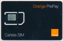 MOLDOVA - MOLDAVIA GSM (SIM) CARD ORANGE PREPAY BLACK MINT UNUSED - Moldavie