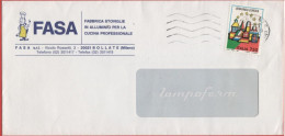 ITALIA - Storia Postale Repubblica - 1993 - 750 Europa Unita, Portogallo (Isolato) - FASA - Viaggiata Da Bollate Per Osa - 1991-00: Storia Postale