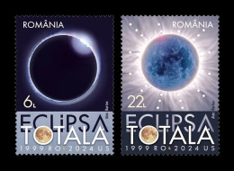 Romania 2024 Mih. 8332/33 Astronomy. Solar Eclipse Of August 11, 1999 MNH ** - Unused Stamps